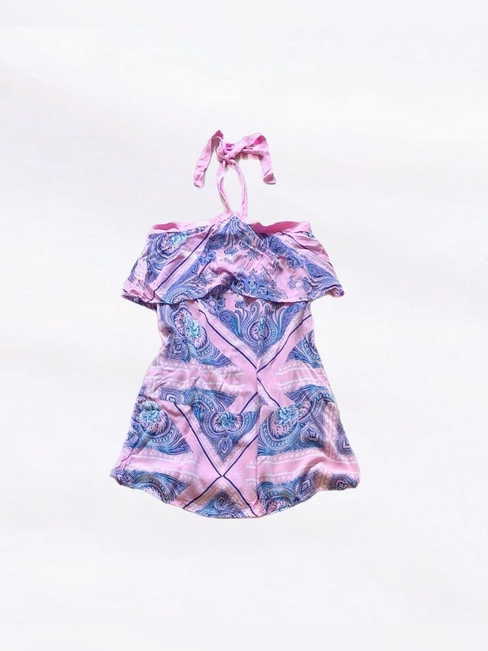 asos ⋆ pastel halter paisley dress